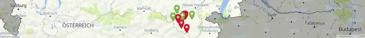 Map view for Pharmacies emergency services nearby Sankt Corona am Wechsel (Neunkirchen, Niederösterreich)
